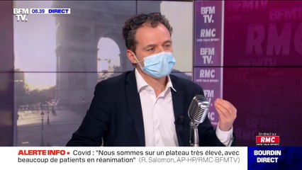 Pr. Rémi Salomon: "Nous sommes sur un plateau très élevé, avec beaucoup de patients Covid-19 en réanimation"