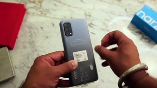 Realme Narzo 30 5G smartphone unboxing Indias cheapest smart phone