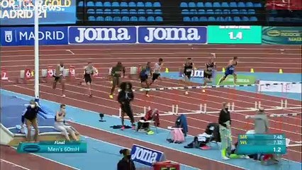 Μαδρίτη:Παγκόσμιο ρεκόρ στα 60m με εμπόδια από τον Χόλογουεϊ