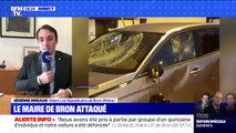 Le maire de Bron, victime de jets de projectiles et de menaces, témoigne sur BFMTV