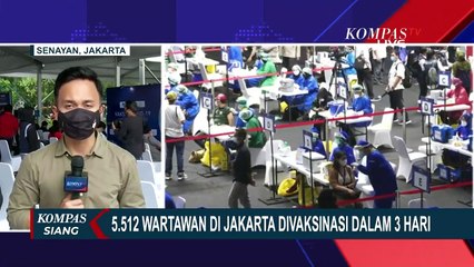 Ditinjau Langsung oleh Jokowi, Berikut Potret Vaksinasi untuk Jurnalis dan Pekerja Media