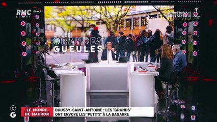 Le monde de Macron : Les "grands" ont envoyé les "petits" à la bagarre à Boussy-Saint-Antoine - 25/02