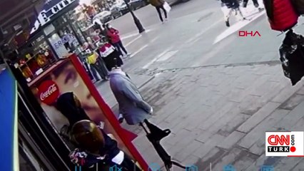 Kaldırımda anneannesini bekleyen Dilek'e yumruklu saldırı