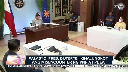 Télécharger la video: Palasyo: Pangulong Duterte, ikinalungkot ang misencounter ng PNP at PDEA