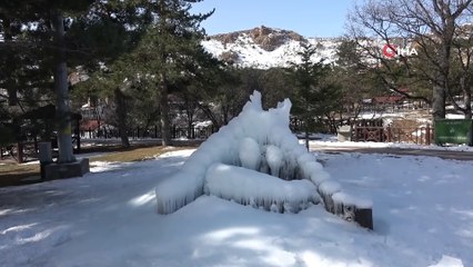 Önce Patladı Sonra Dondu, Ortaya İlginç Görüntüler Çıktı