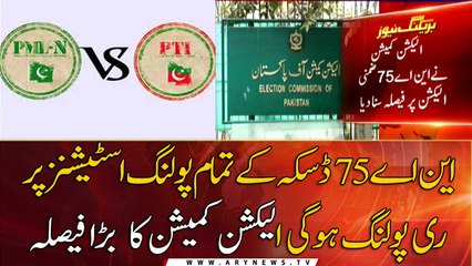 ECP orders re-polling in NA-75 Daska