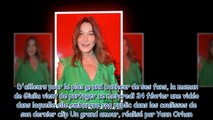 Carla Bruni partage une vidéo des coulisses du tournage de son nouveau clip