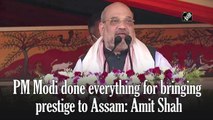 PM Narendra Modi has done everything to bring prestige to Assam: Amit Shah