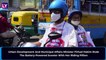 Mamata Banerjee Rides Electric Scooter, Takes A Pillion Ride To Mark Her Protest Against Rising Fuel Prices