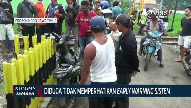 Karyawan Koperasi Tewas Ditabrak Kereta Api di Perlintasan Tanpa Palang Pintu