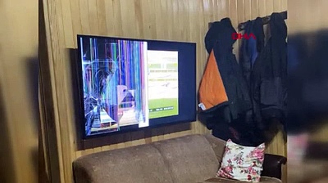 RİZE Demlik şakası yapan kuzenini plazma televizyonla kovaladı