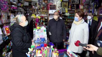 Vatandaş "Sallayın başkanım düşecekler" dedi; Akşener yanıt verdi