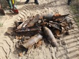 5 bombes des années 1930 découvertes sur une plage à Torreilles