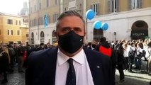 Francesco Paolo Capone  Segretario Nazionale Confederazione UGL alla Protesta dei lavoratori aeroportuali