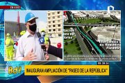 Alcalde Muñoz inauguró ampliación Paseo de la República