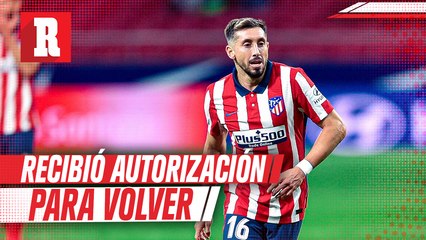 Héctor Herrera superó su contagio y recibió autorización para volver con el Atlético