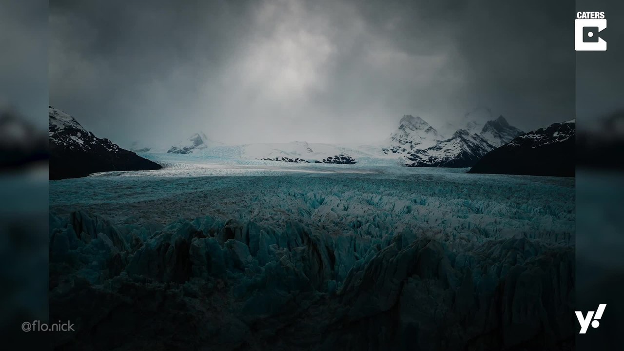 Beeindruckende Sicht auf Gletscher
