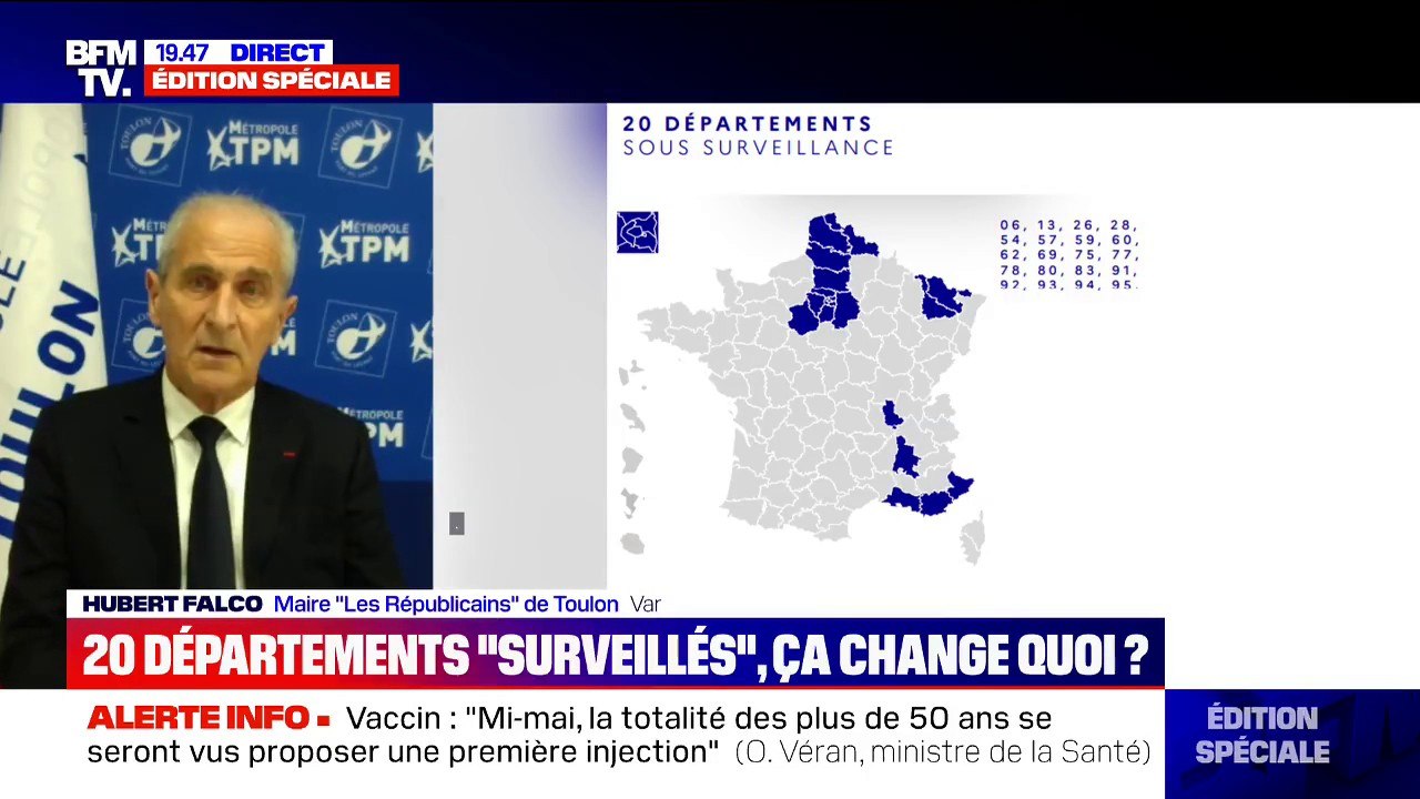 Reconfinement le week-end: pour le maire de Toulon, "c'est le dernier levier avant le confinement, qu'il faut éviter"