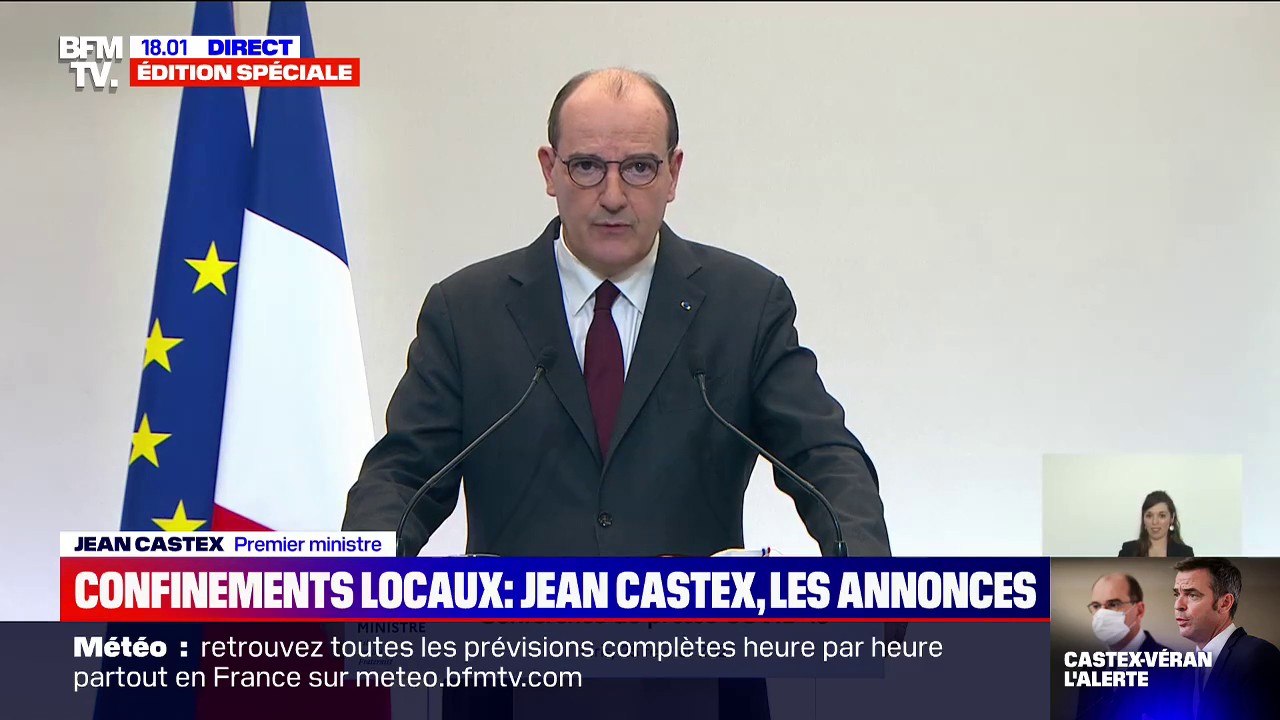 Jean Castex: "Nous avons compté hier plus de 30.000 cas positifs, un chiffre que nous n’avions plus atteint depuis novembre dernier"