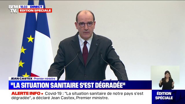 Jean Castex: Il faut tout faire pour retarder le confinement pour laisser à la vaccination le temps de produire des effets
