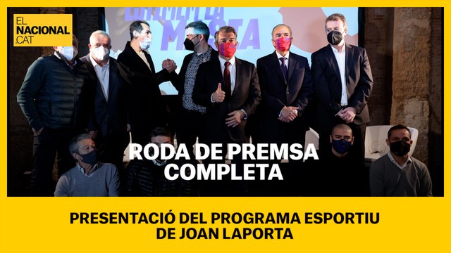 RODA DE PREMSA COMPLETA | Presentació del programa esportiu de Joan Laporta