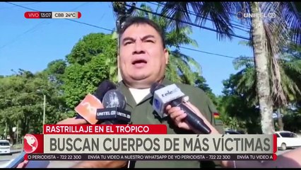 Hallan cuerpo de una joven sin vida tras rastrillaje en el Trópico