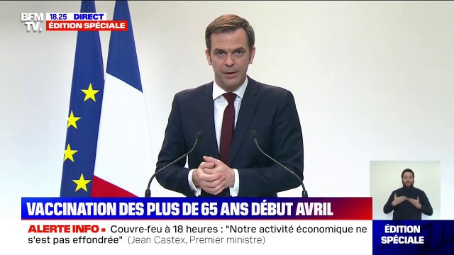 Olivier Véran: La France a commandé des dizaines de milliers de doses d'anticorps monoclonaux qui arriveront d'ici la mi-mars