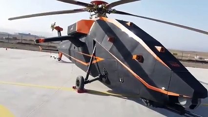 Türkiye'nin elektrikli ve insansız helikopteri görüntülendi