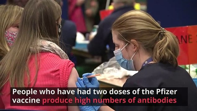 High Number of Antibodies After Two Doses of Pfizer Vaccine