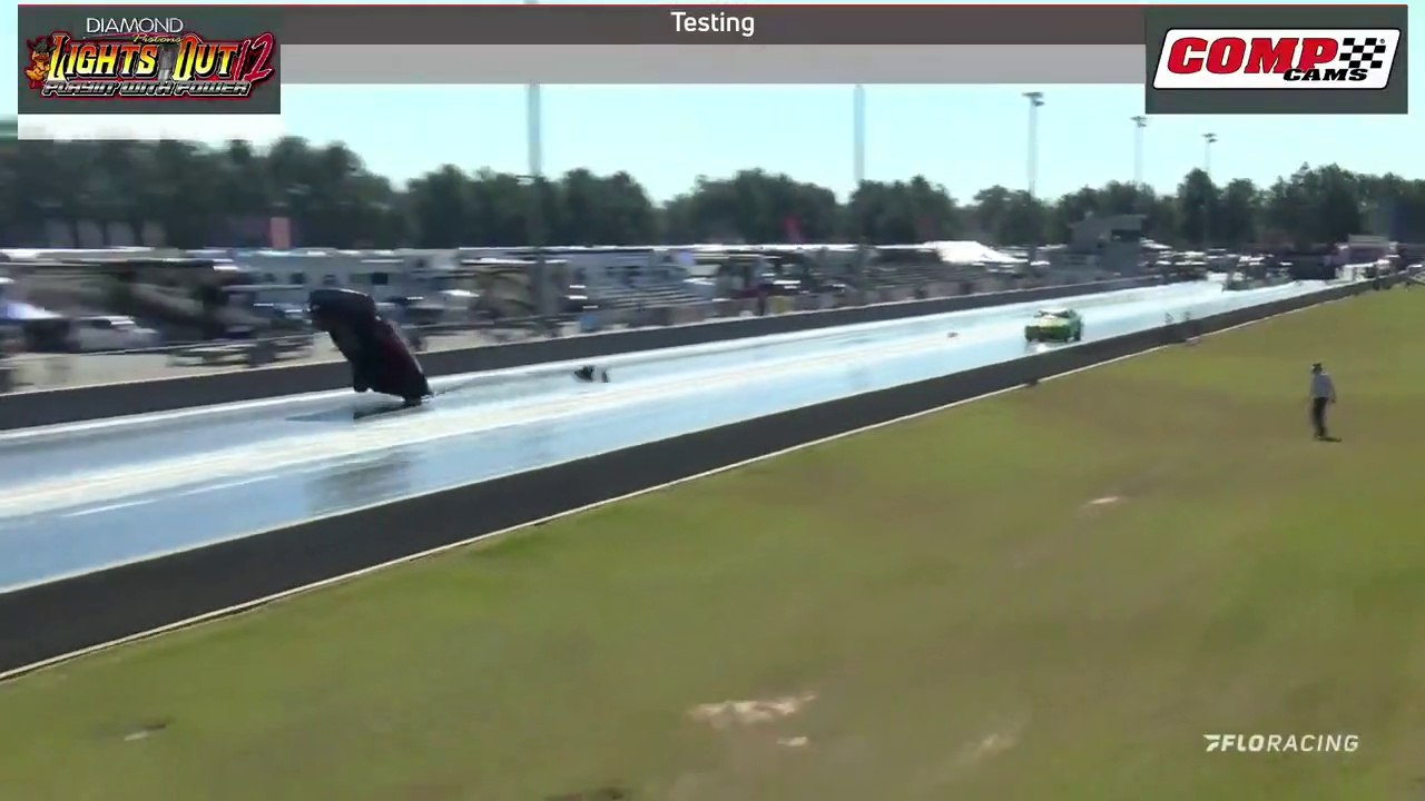 Dragster Tim Slavens Massive Crash Airborne Testing 2021