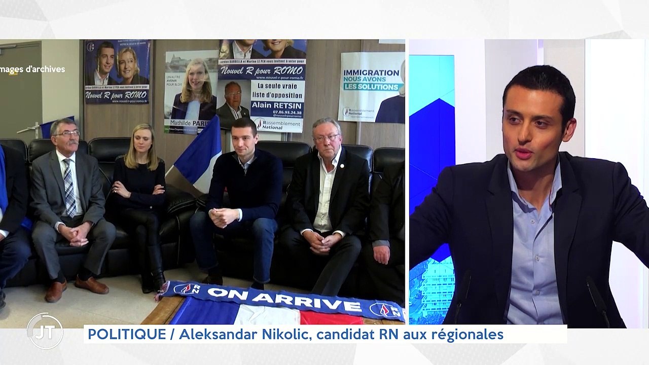 POLITIQUE / Aleksandar Nikolic, candidat RN aux régionales - Vidéo ...