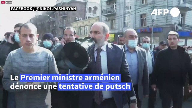 Arménie: le Premier ministre dénonce une tentative de putsch, les Arméniens dans la rue