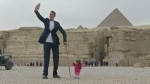 The Tallest & The Shortest At The Foot Of Pyramids