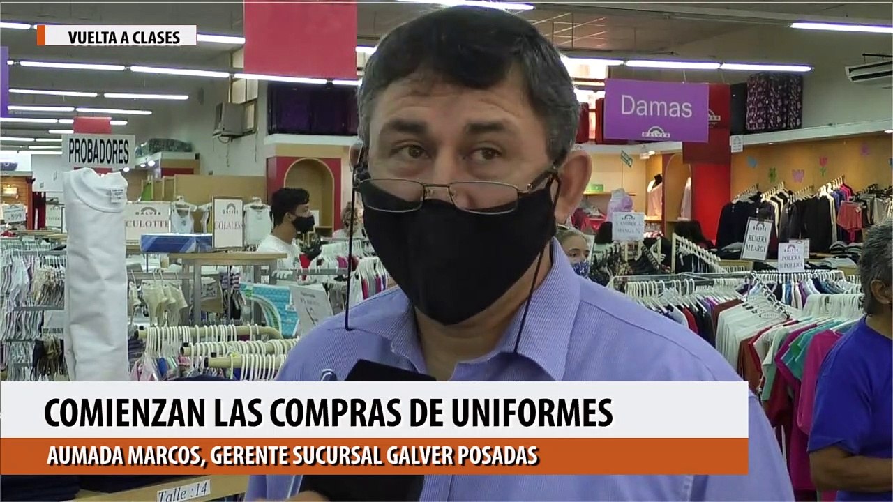 Comienzan las compras de uniformes