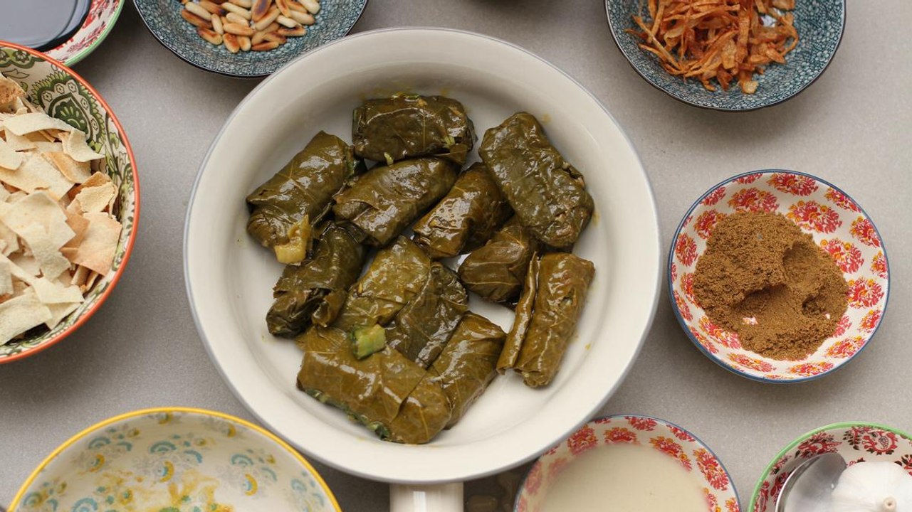 Healthy and Smart... Vine Leaves Fatteh