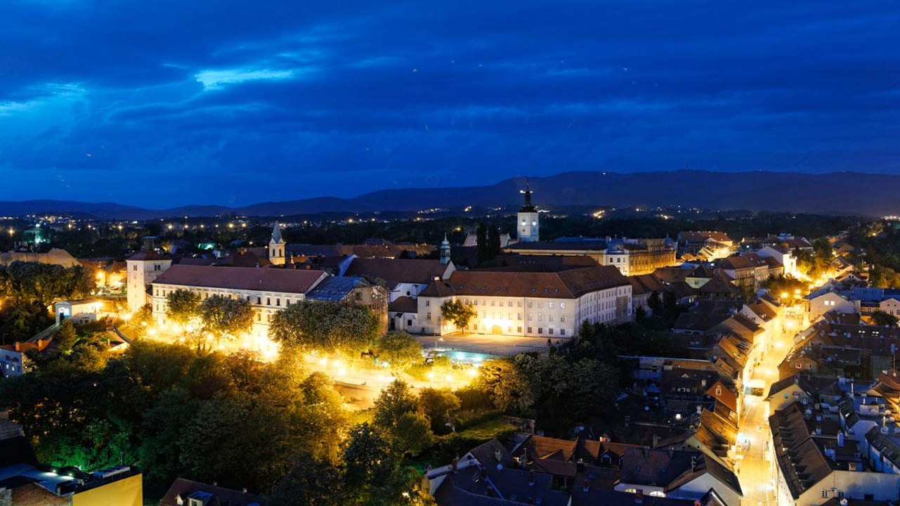 Zoom in on Zagreb