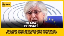 Clara Ponsatí denuncia que al seu suplicatori menciona el delicte de malversació pel qual no se l'acusa