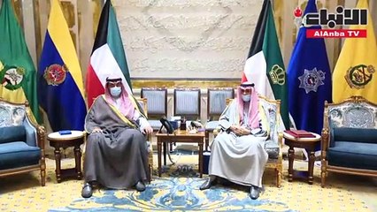 الأمير استقبل ولي العهد والغانم والخالد والروضان