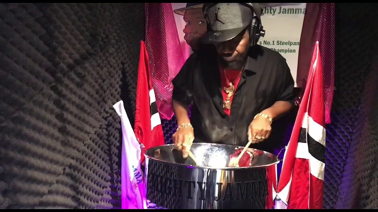 ASIAN CARIBBEAN MUSIC: TERE MAST DO NAIN. MIGHTY JAMMA ON STEELPANS.