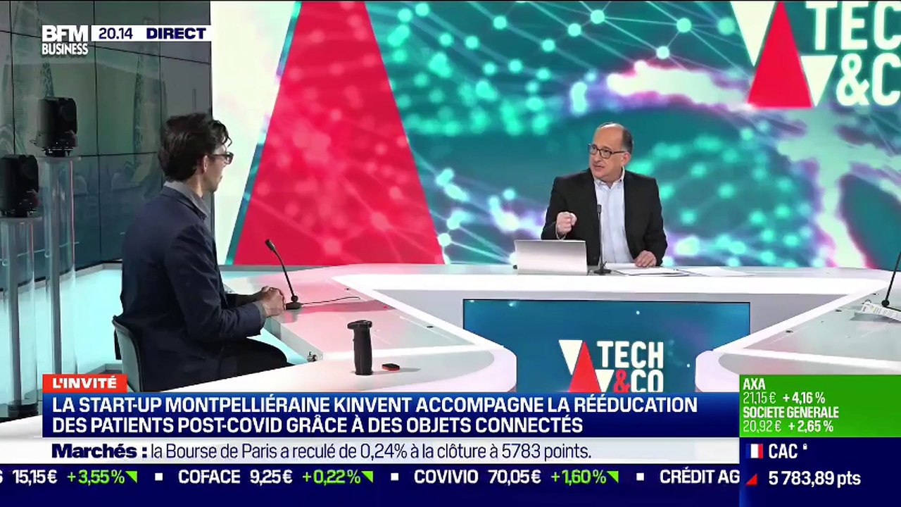 Athanase Kollias (Kinvent) : La start-up montpelliéraine Kinvent accompagne la rééducation des patients post-Covid grâce à des objets connectés - 25/02