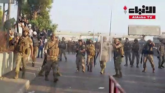 تظاهرة قرب القصر الرئاسي في لبنان بعد 40 يوما على انفجار مرفأ بيروت