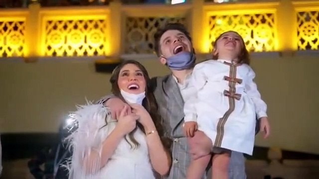 اكبر حفلة كشف جنس الجنين بالعالم - على برج خليفة Biggest baby gender reveal in the world