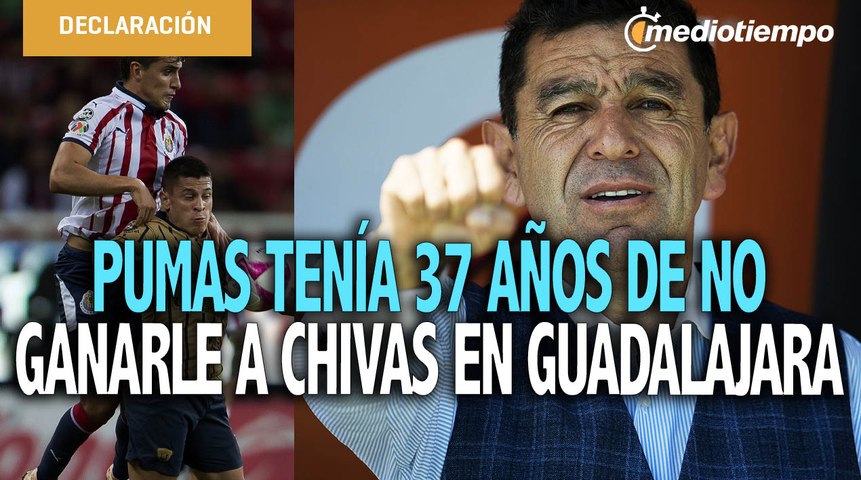 Así acabó David Patiño con la maldición de Pumas en Guadalajara - Vídeo  Dailymotion