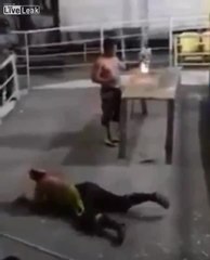 Mexican wrestler suffers awful burns in stunt gone wrong