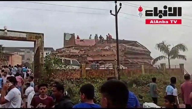 70 شخصا قد يكونون عالقين تحت انقاض مبنى في غرب الهند