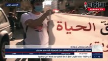 اللبنانيون يحيون مرور أسبوع على انفجار بيروت ويتظاهرون في المرفأ المنكوب لأول مرة