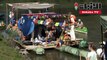 مسابقة تجديف في نهر مجري تجمع بين الرياضة ومكافحة التلوث