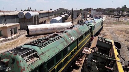 شاهد- محطة الموصل تنتظر القطار