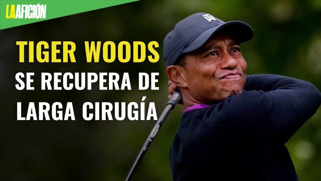 Tiger Woods se recupera de larga cirugía tras múltiples fracturas en la pierna derecha