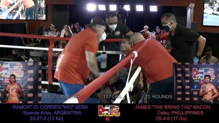 James Bacon vs Ramon De La Cruz Sena (30-01-2021) Full Fight